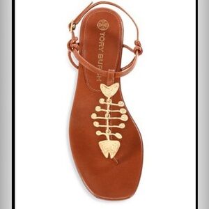 Tory Burch Fish-Embellished Sandals